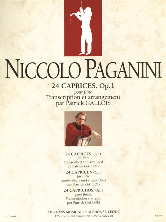 24 Caprices Op.1 pour flûte