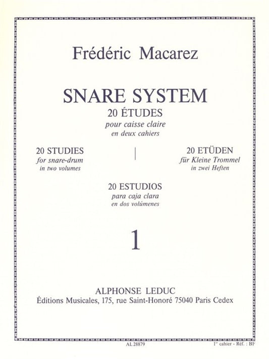 Snare System -20 Etudes