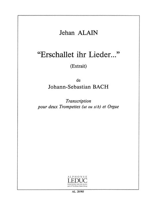 Erschallet ihr Lieder...