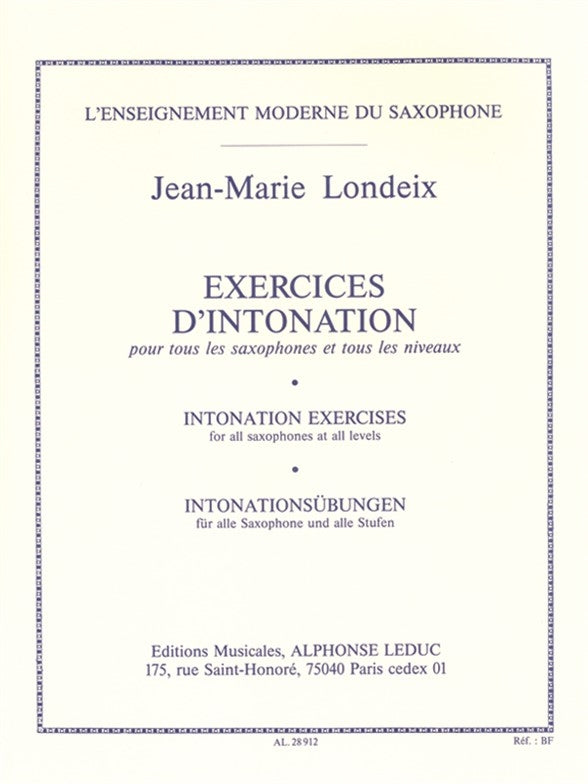 Exercices D'Intonation