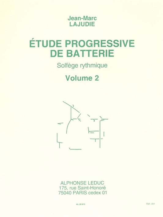 Étude Progressive De Batterie - Solfège Rythmique Volume 2