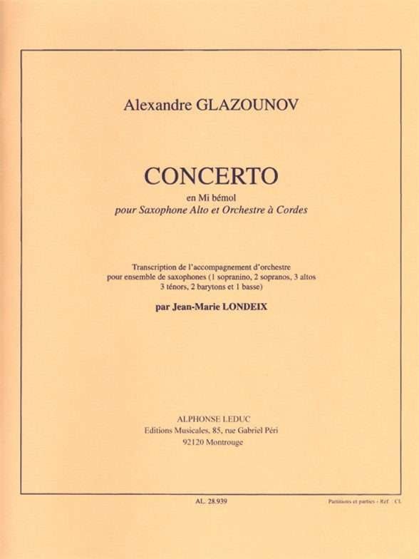 Concerto Op.109 en mi bémol majeur