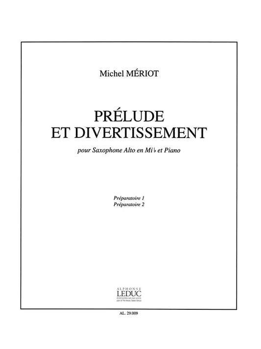 Prélude et Divertissement