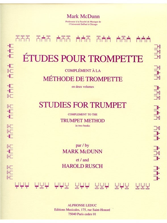 Etudes pour Trompette