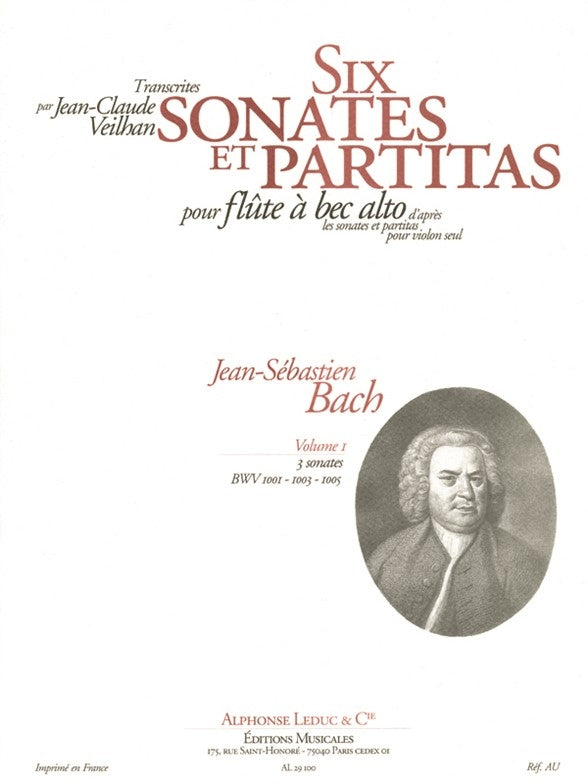 6 Sonates & Partitas Volume 1 BWV 1001-1003-1005