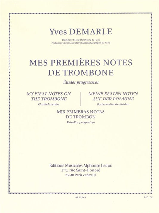 Mes Premières Notes De Trombone