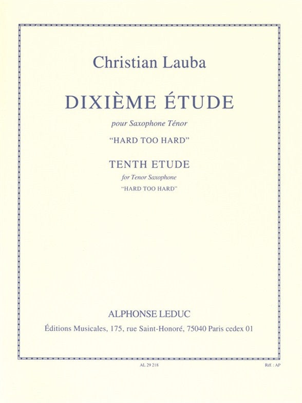 Etude N010