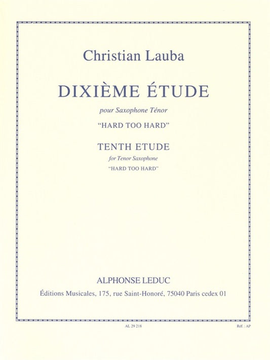 Etude N010