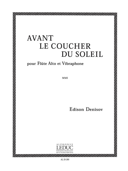 Avant le Coucher du Soleil