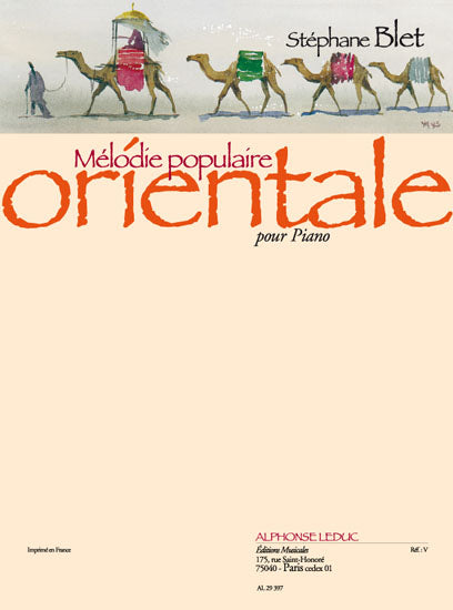 Mélodie Populaire Orientale Op.22