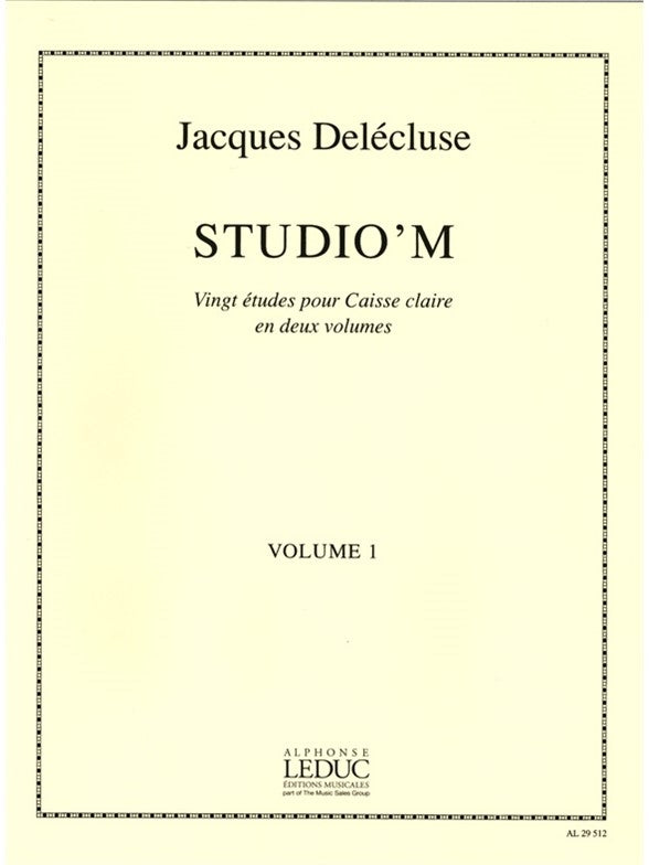 Studio'M - 20 études pour Caisse-Claire Volume 1