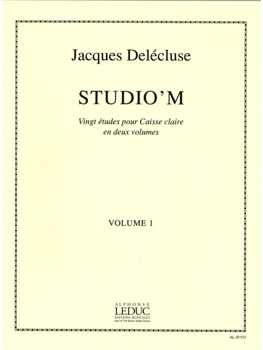 Studio'M - 20 études pour Caisse-Claire Volume 1