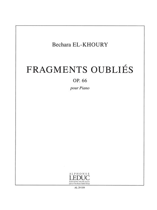 Fragments Oublies Op.66