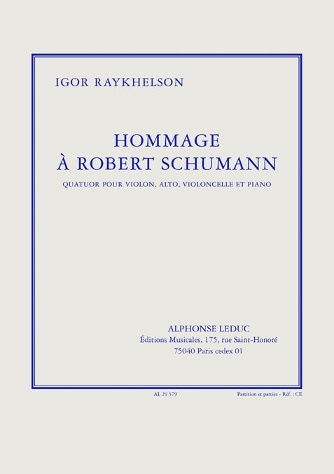 Hommage a Robert Schumann