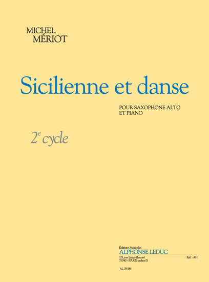 Sicilienne Et Danse