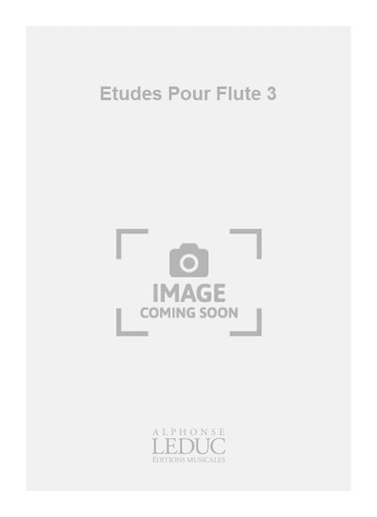 Etudes Pour Flute 3