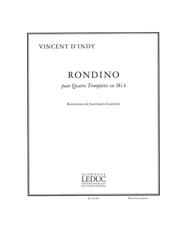 Indy Vincent D Rondino 4 trompettes en mi Flat