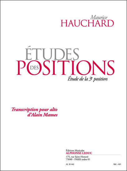 Études Des Positions - Étude De La 3e Position