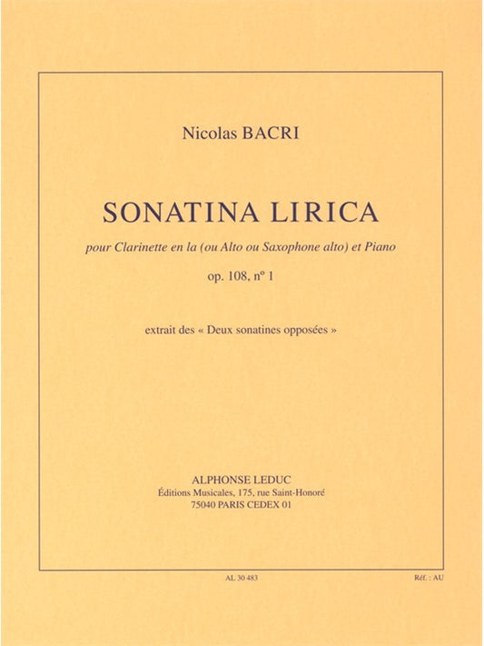Sonatina Lirica Op. 108 n° 1