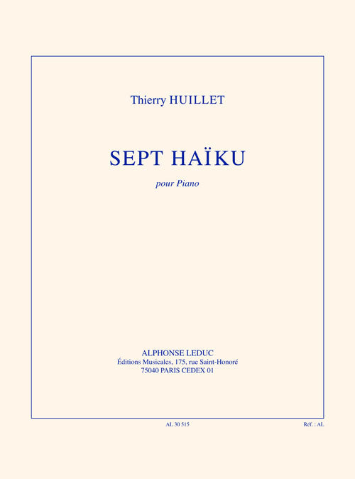 7 haïku pour piano solo