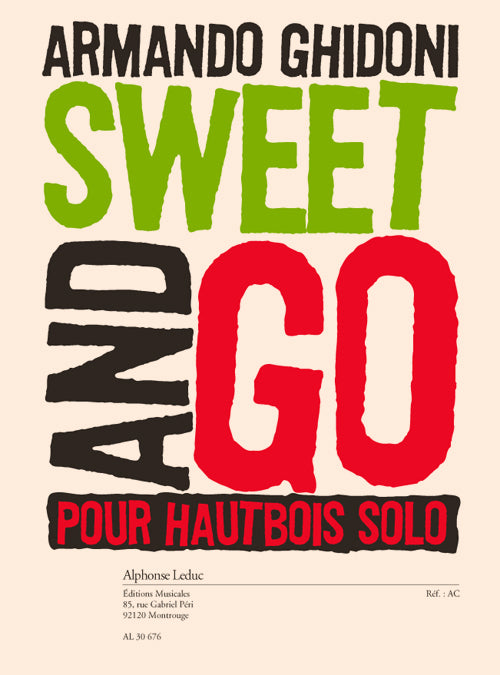 Sweet & Go - Oboe