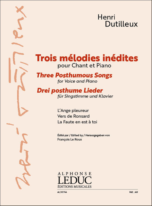 Three Posthumous Songs