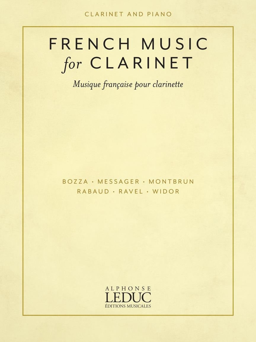 French Music pour clarinette et piano