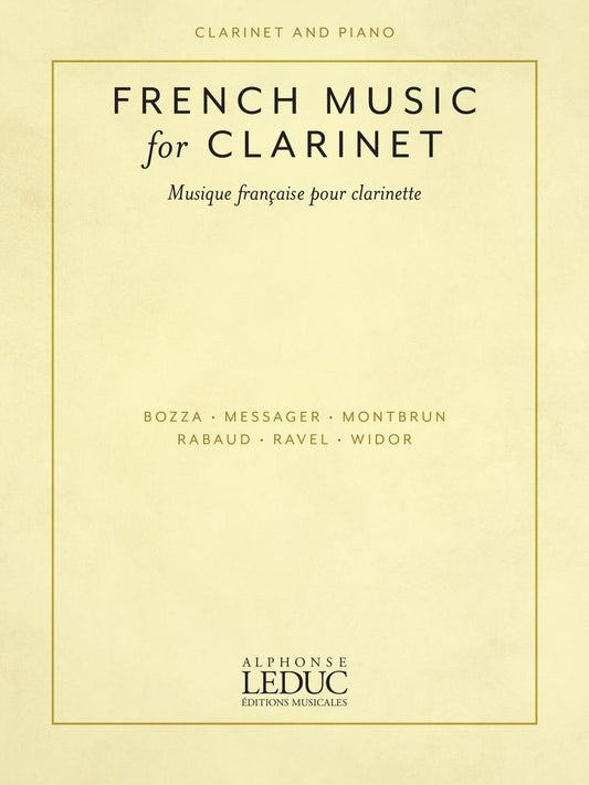 French Music pour clarinette et piano