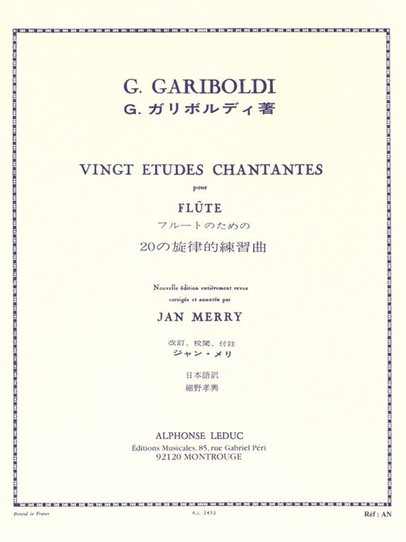 20 Études Chantantes Op.88