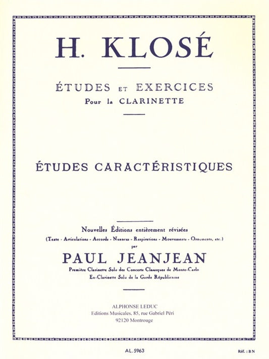 Etudes Et Exercices Pour La Clarinette