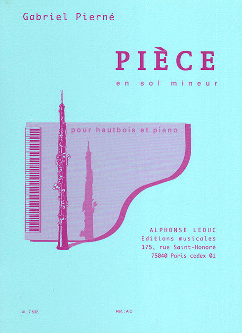 Pièce en sol mineur (Oboe and Piano)