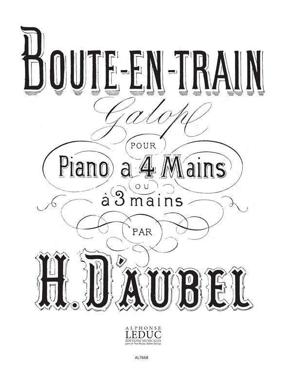 Boute en Train, Galop