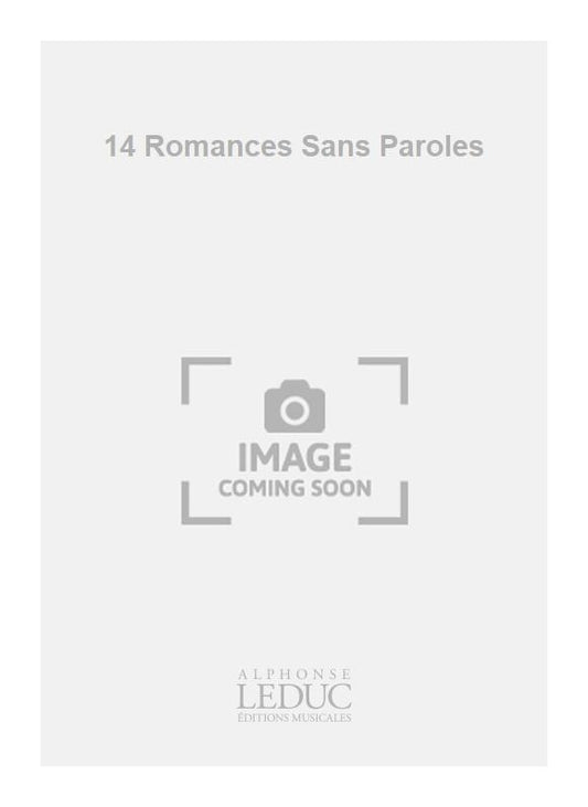 14 Romances Sans Paroles