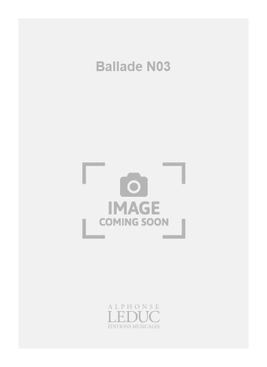 Ballade N03