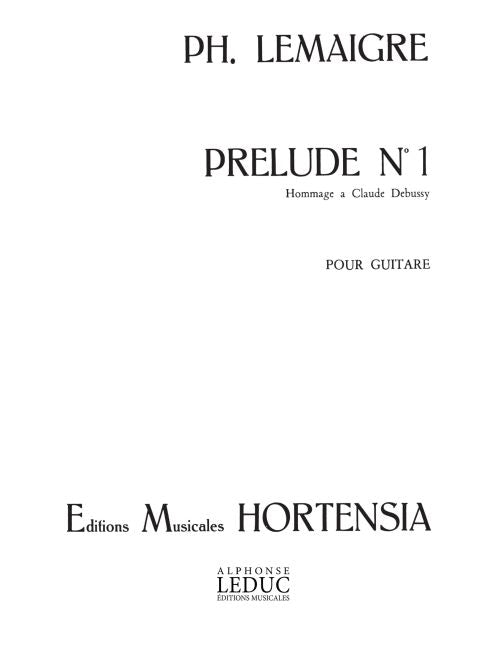 Prélude n° 1