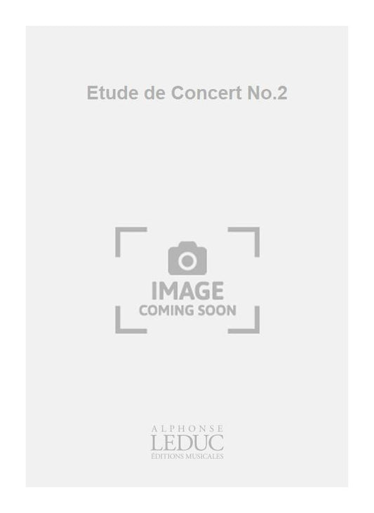 Etude de Concert n° 2