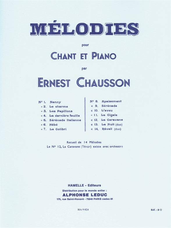 14 Melodies recueil