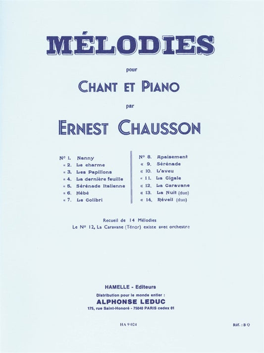 14 Melodies recueil