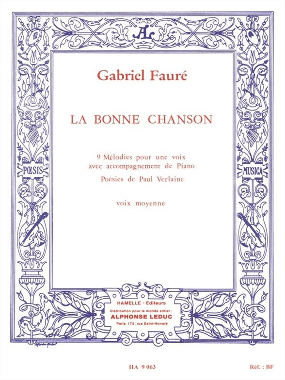 La Bonne Chanson - Voix Moyenne