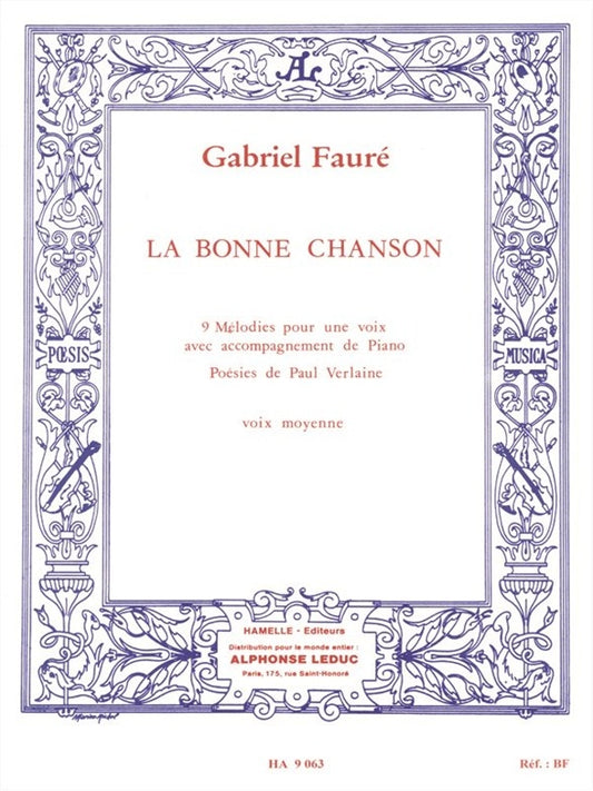 La Bonne Chanson - Voix Moyenne