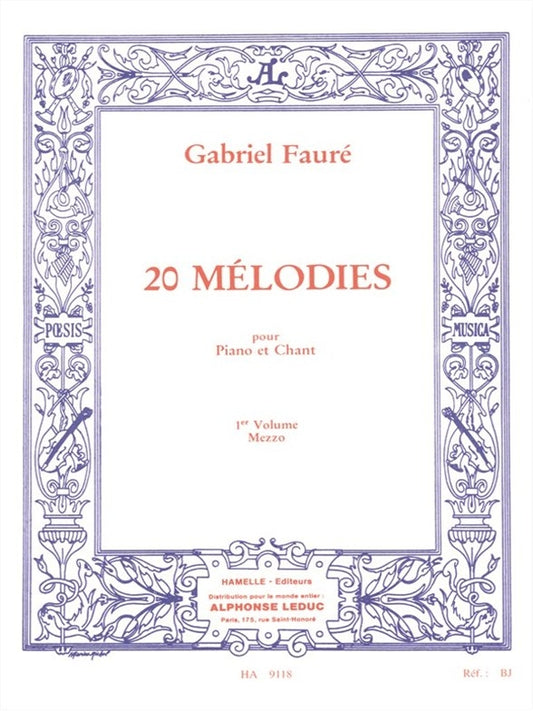 20 Mélodies - Mezzo - Vol. 1