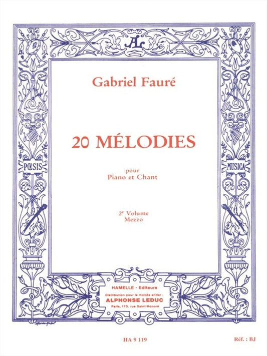 20 Mélodies - Mezzo - Vol. 2