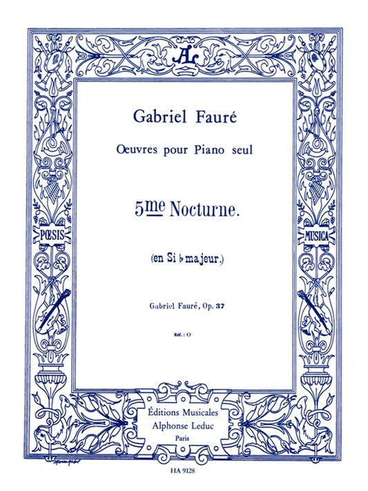Nocturne n° 5 en si Flat Op.37