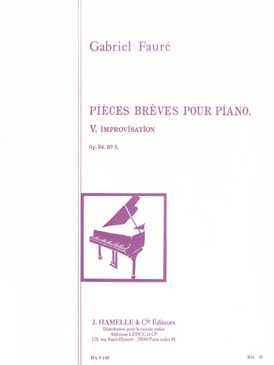 Improvisation Op.84, n° 5