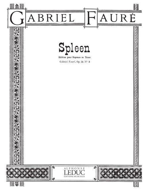 Spleen Op.51, n° 3