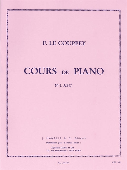 Cours de Piano 1: A.B.C. Methode pour Commencants
