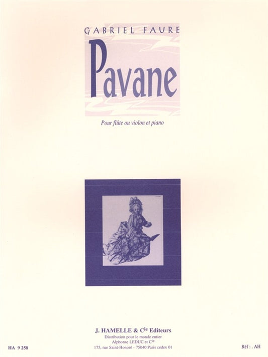 Pavane Op.50 pour flûte ou violon et piano