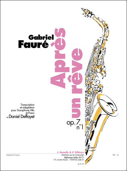 Après Un Rêve Op.7 n° 1