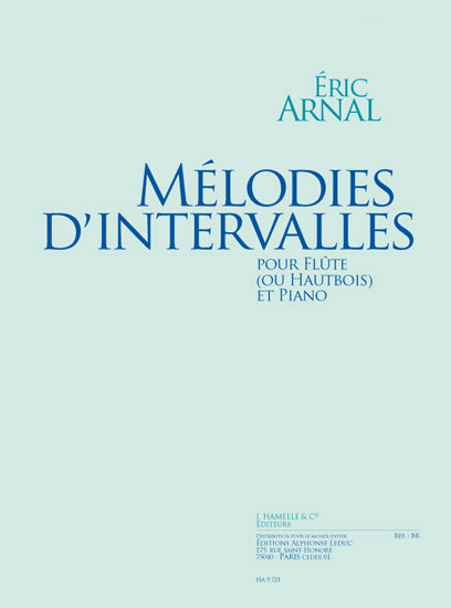 Mélodies d'intervalles pour flûte et piano