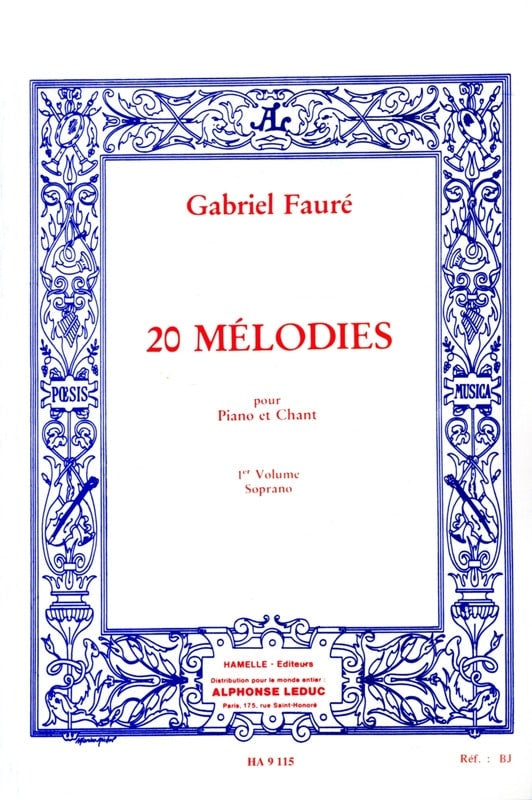20 Mélodies - Soprano - Vol. 1